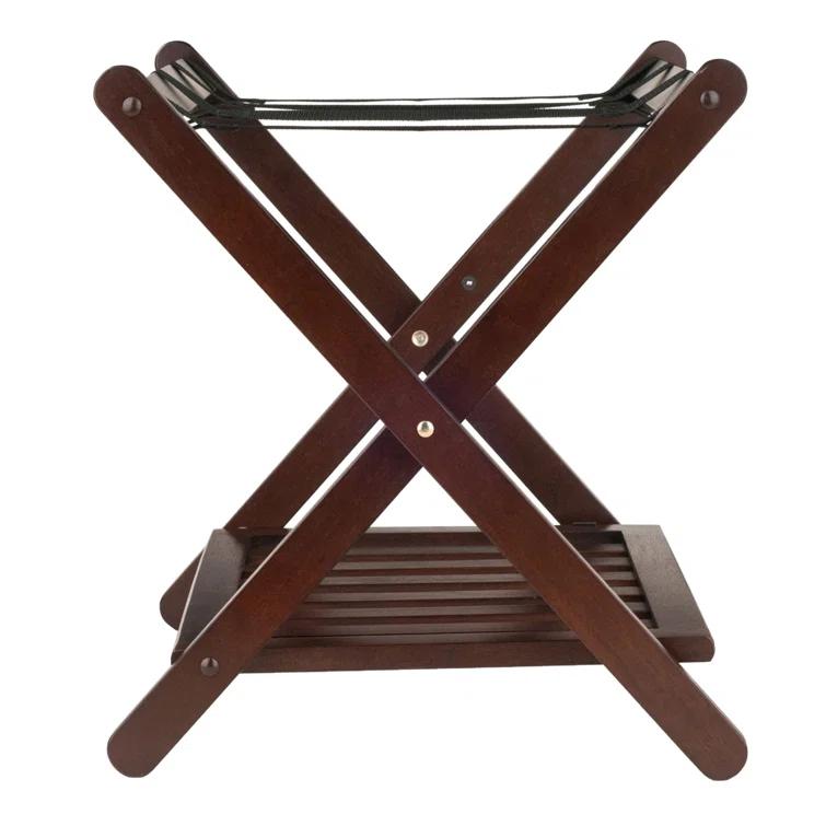 Folding Wood Luggage Rack