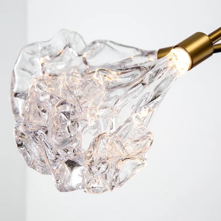 Blossom Dimmable LED Sputnik Modern Linear Chandelier