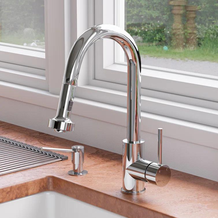Alfi Brand Pull Down Touch Kitchen Faucet