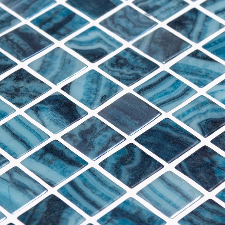 Rapids 1" x 1" Glass Grid Mosaic Wall & Floor Tile
