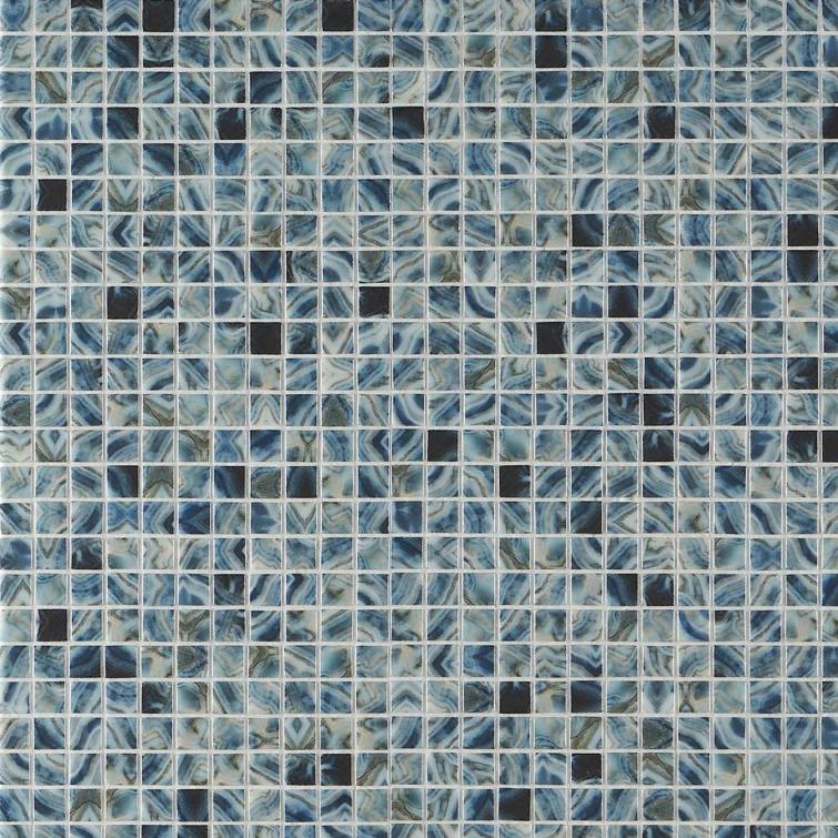 Rapids 1" x 1" Glass Grid Mosaic Wall & Floor Tile