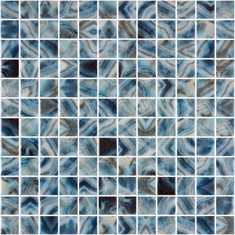 Rapids 1" x 1" Glass Grid Mosaic Wall & Floor Tile