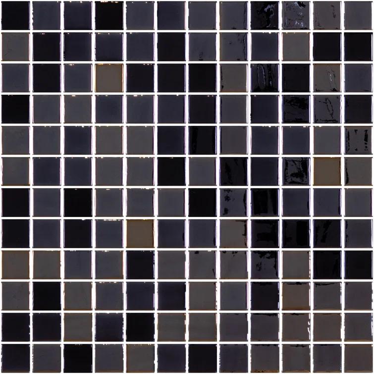 Rapids 1" x 1" Glass Grid Mosaic Wall & Floor Tile