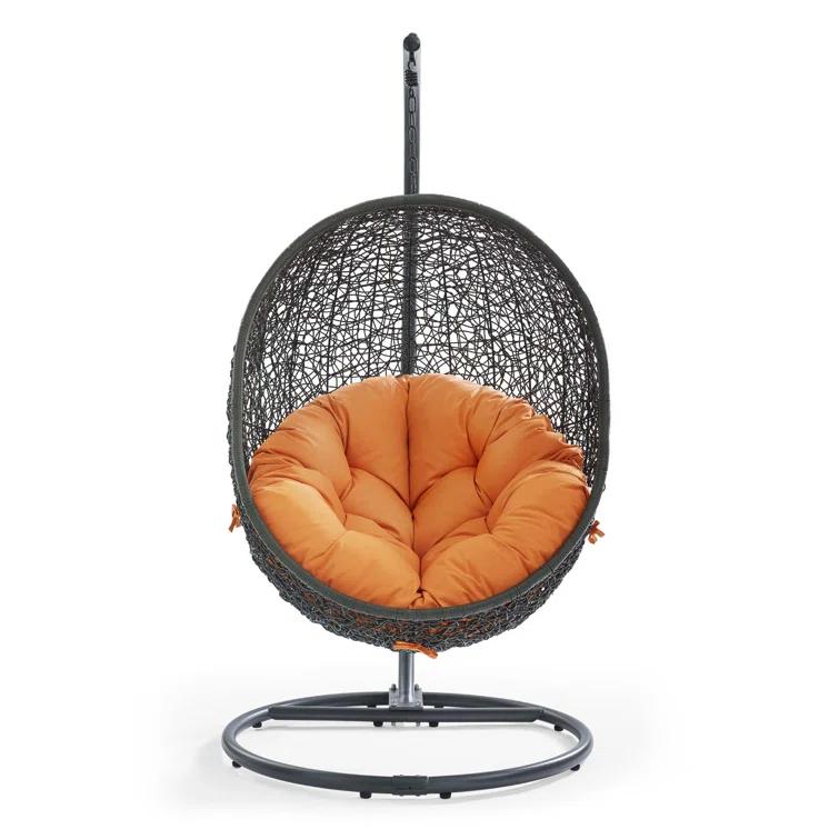 Modway Hide Outdoor Patio Swing Chair With Stand
