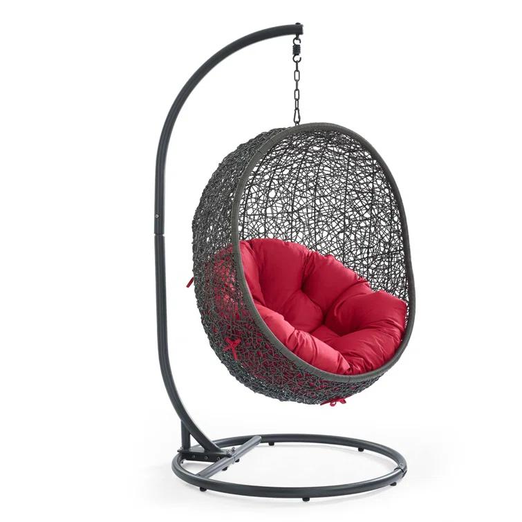 Modway Hide Outdoor Patio Swing Chair With Stand