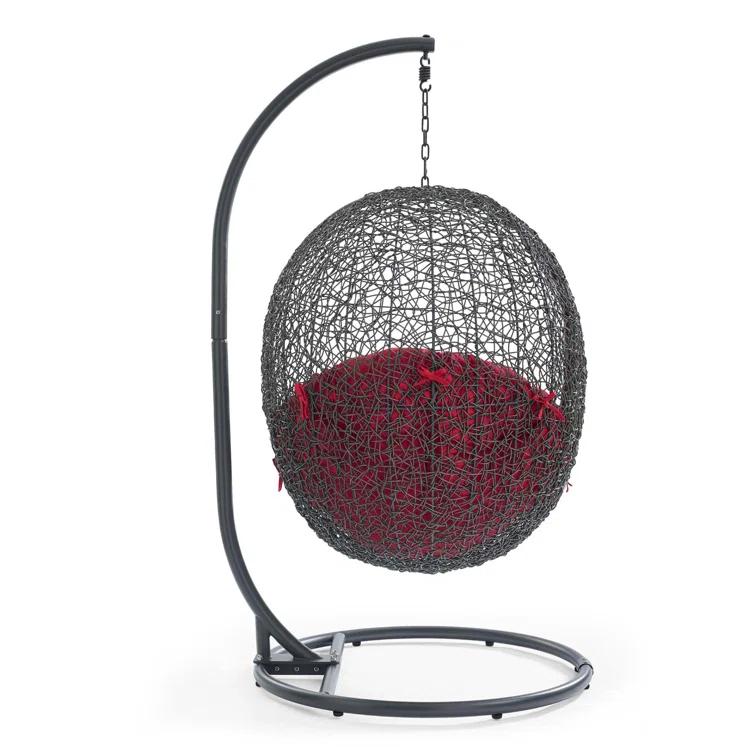 Modway Hide Outdoor Patio Swing Chair With Stand