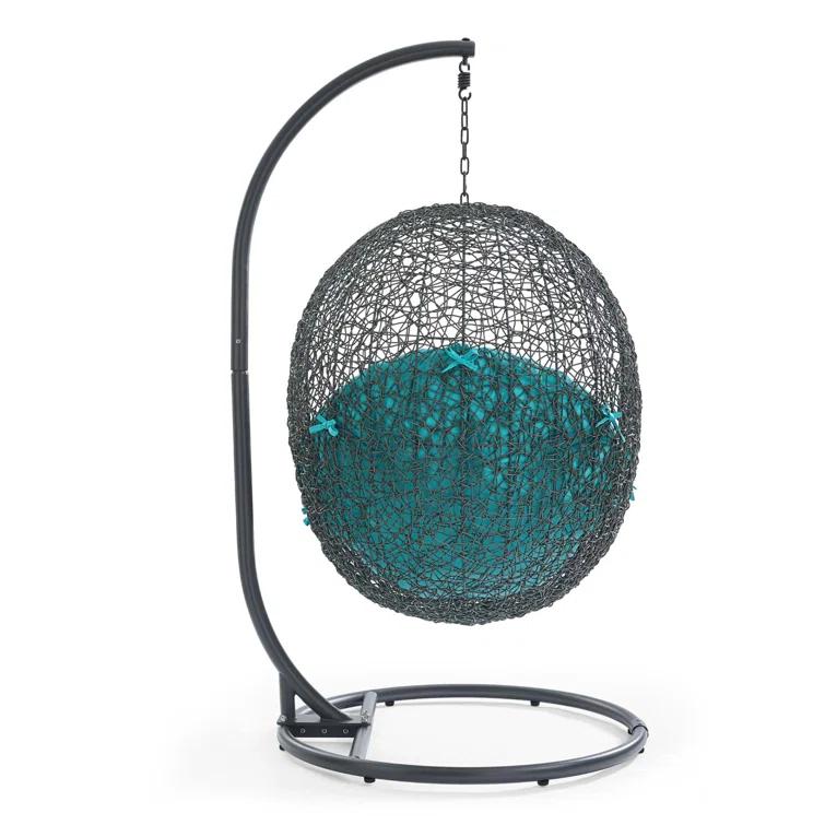 Modway Hide Outdoor Patio Swing Chair with Stand | Wayfair