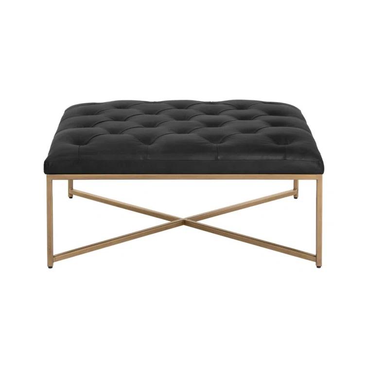 Osa Leather Ottoman