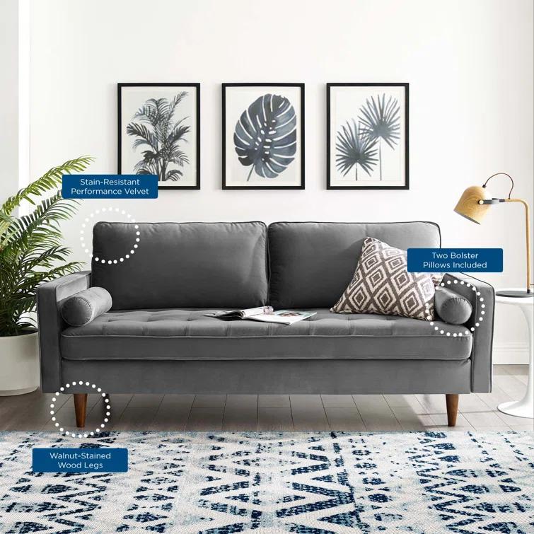 Valour Performance Velvet Sofa by Modway