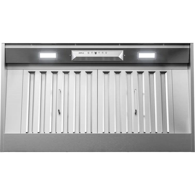 Zephyr Zephyr Monsoon I 36" 600 CFM Insert Mount Range Hood with LED Light in Stainless Steel