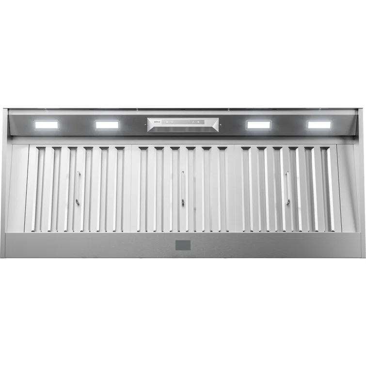 Zephyr Monsoon Connect 48" 700 CFM Insert Mount Range Hood with LED Light in Stainless Steel