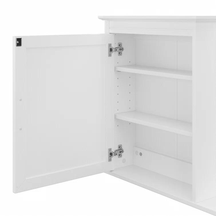 32''W Surface Framed Medicine Cabinet with Mirror