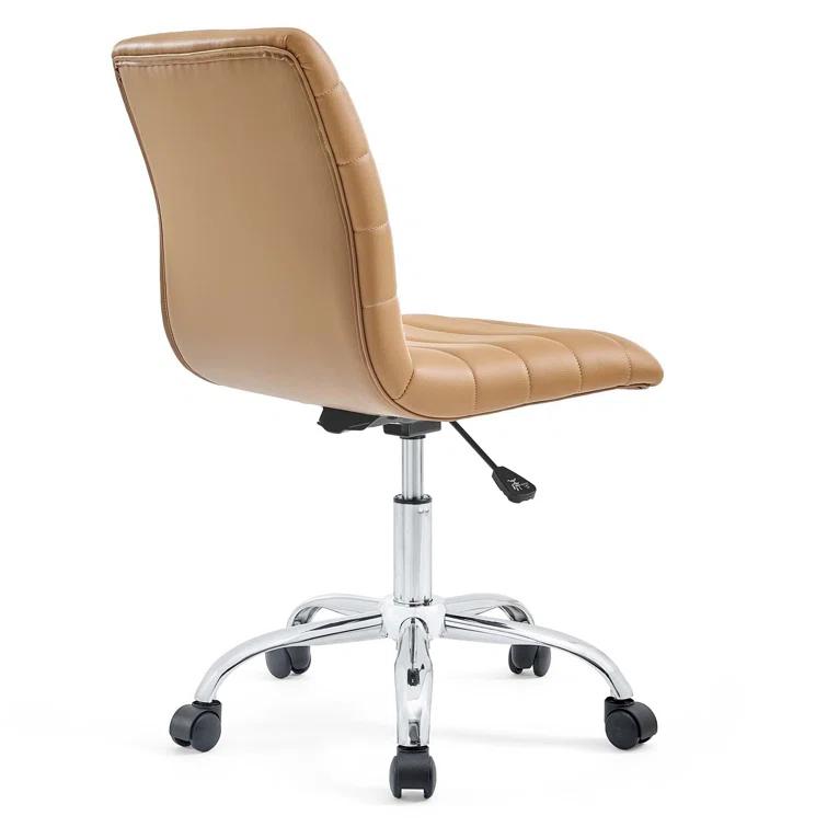 Modway Modway Ripple Armless Mid Back Vinyl Office Chair