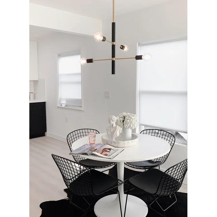 Christopher 4 - Light Dimmable Sputnik Modern Linear Chandelier