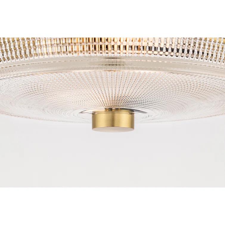 Grace 2 Light Glass Flush Mount