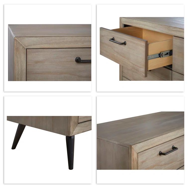 Stilnovo Solid Wood 18'' W 6 - Drawer Dresser