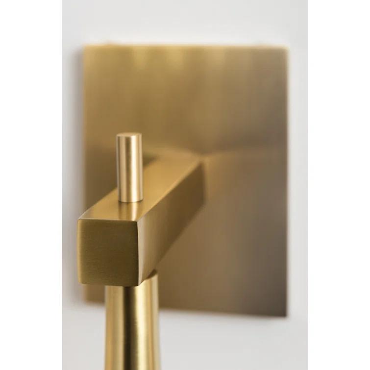 Algiers Single Light Glass Steel Dimmable Armed Sconce