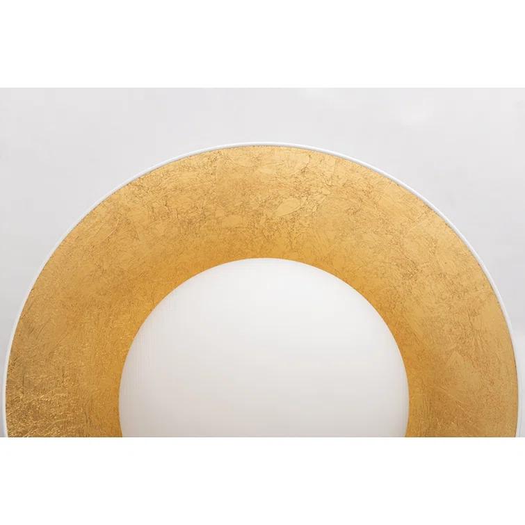 Quinn Semi-Flush Light - White / Medium
