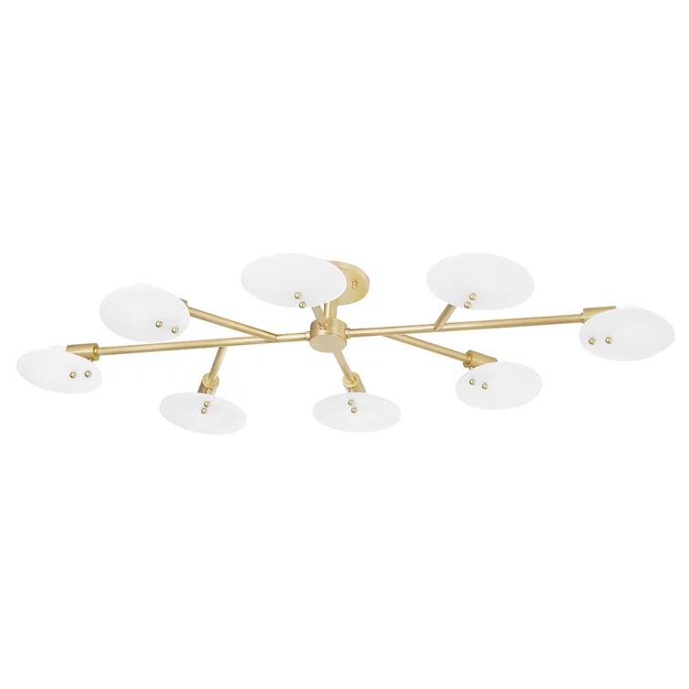 Hudson Valley Lighting Giselle 8 Light Semi Flush