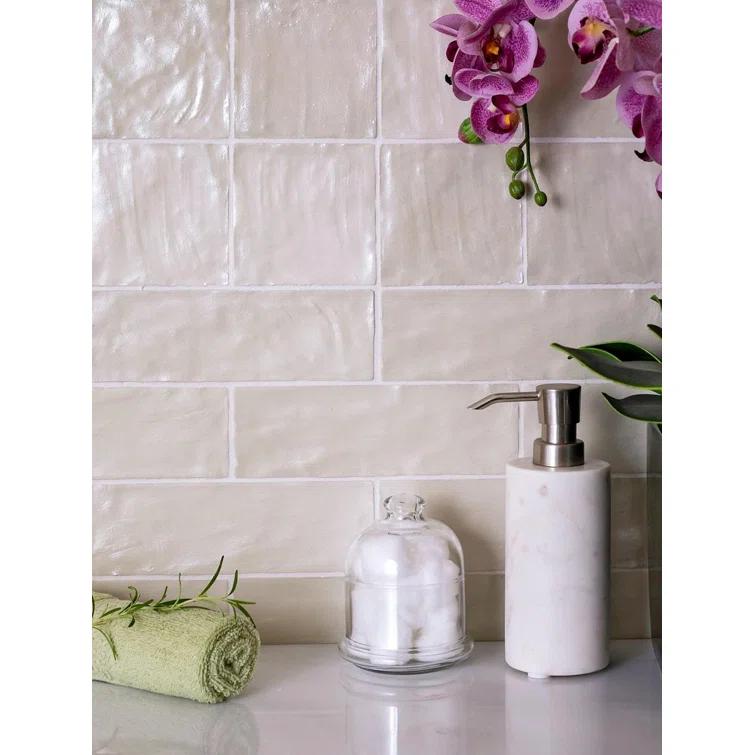 Apollo Tile 38 pack 2.5 in. x 8 in. Polished and Honed Ceramic Subway Wall Tile (5.38 sq. ft./Case)