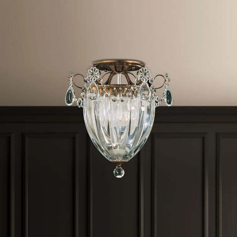 Bagatelle Crystal Semi Flush Mount