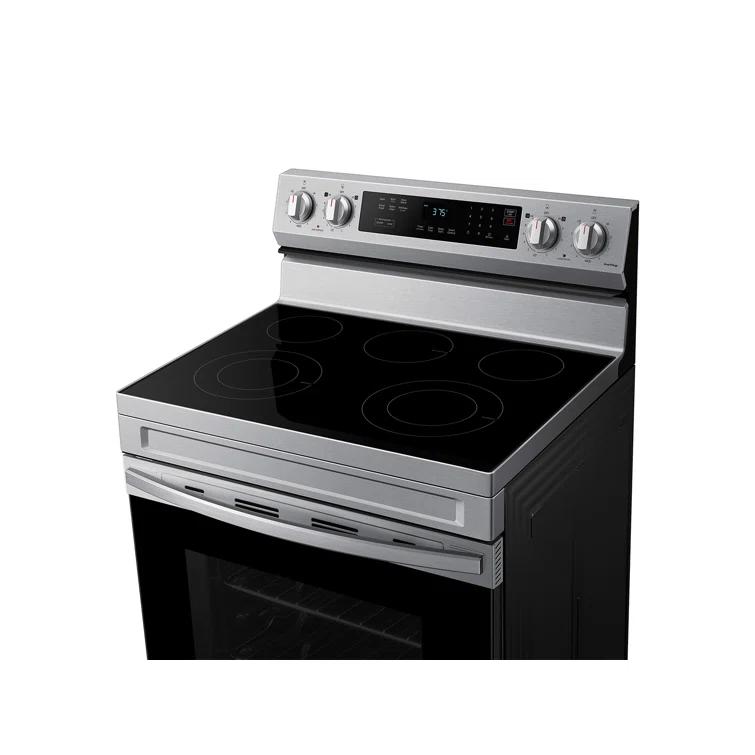 6.3 cu. ft. Smart Freestanding Electric Range with Rapid Boil™ & Self Clean