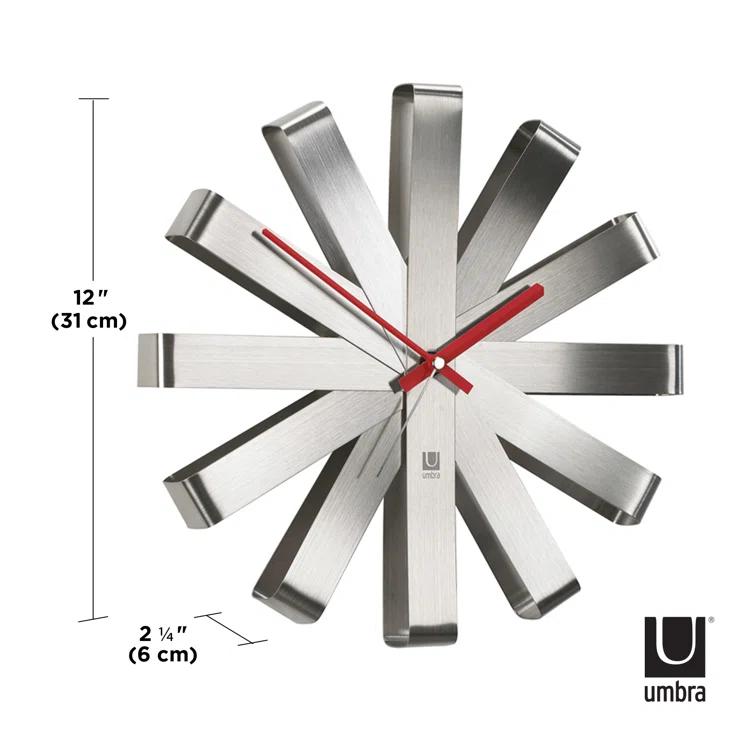 12'' Metal Wall Clock