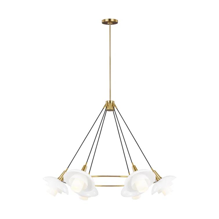 Rossie 6 - Light Dimmable Sputnik Sphere Chandelier