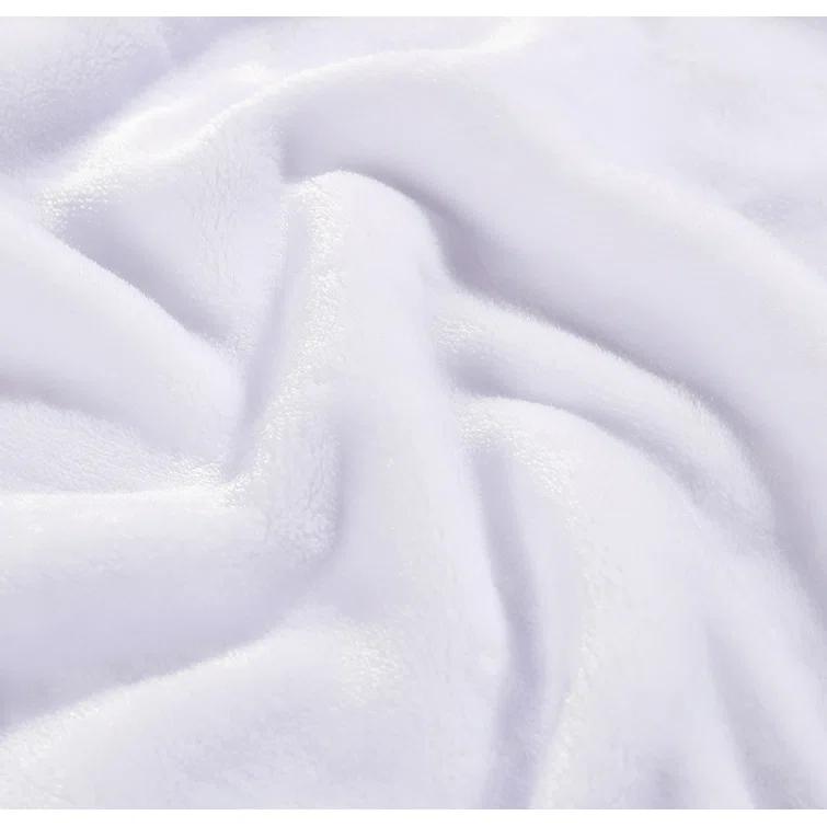 Tommy Bahama Home Tommy Bahama Solid Ultra Soft Plush Reversible Blanket