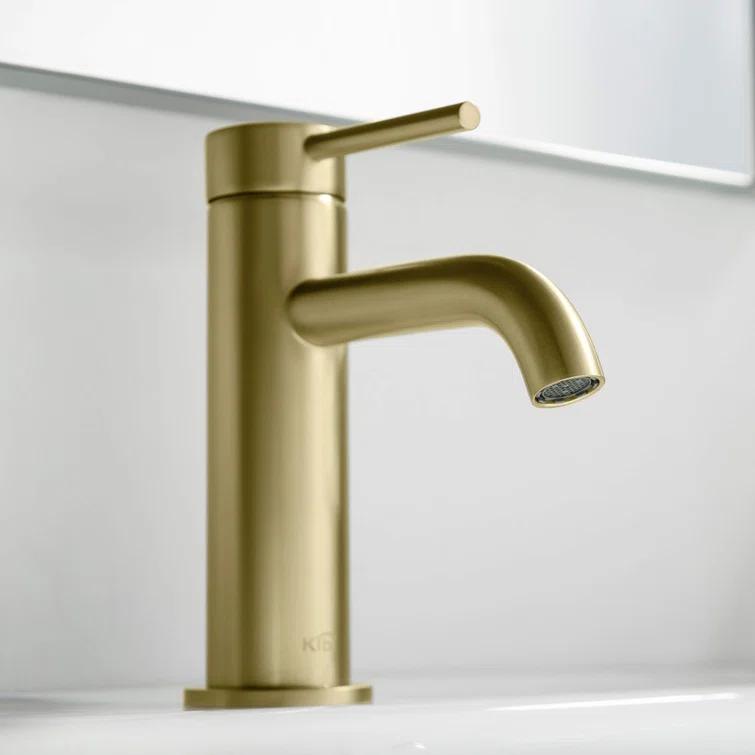 Circular Single-Hole Single-handle Bathroom Faucet