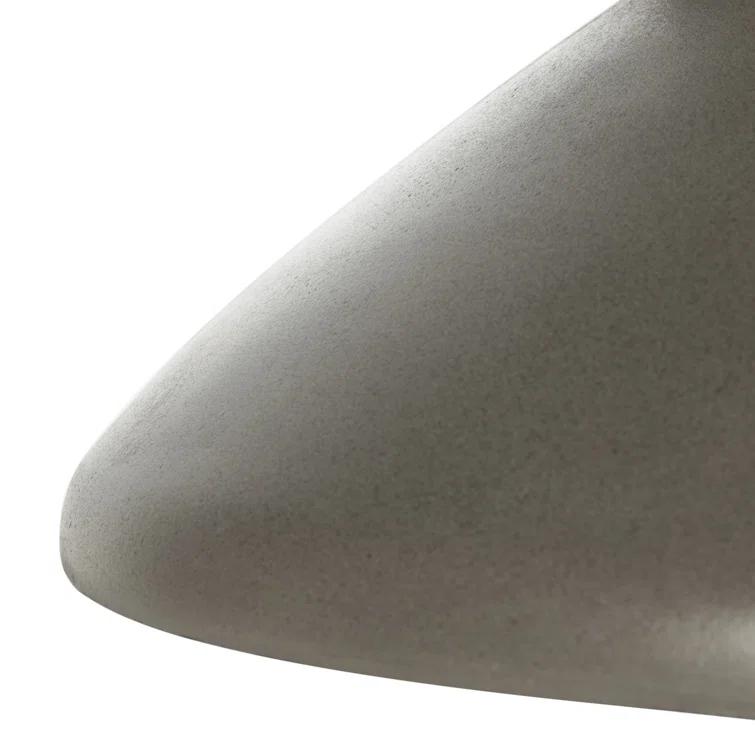 Jiraiya Concrete Accent Stool - Indoor/Outdoor - VNN1033 - Gray - Safavieh