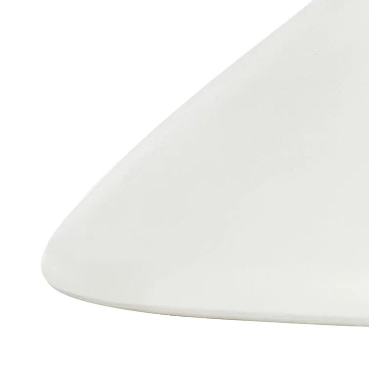 Jiraiya Concrete Accent Stool - Indoor/Outdoor - VNN1033 - White - Safavieh