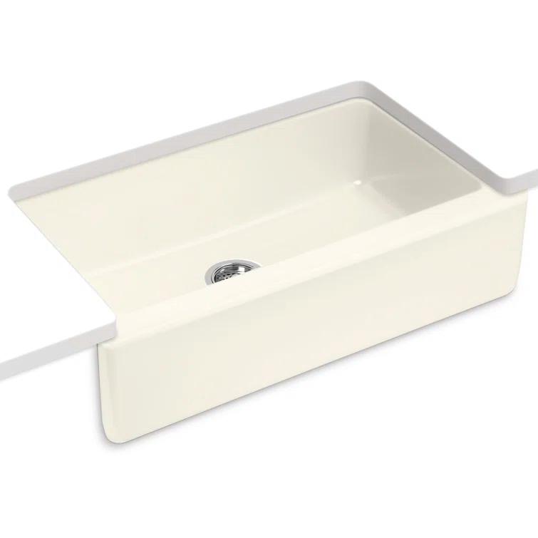 Kohler Dickinson Undermount Single-Bowl Farmhouse Kitchen Sinkundermount Single-Bowl Farmhouse Kitchen Sink K-6546-96