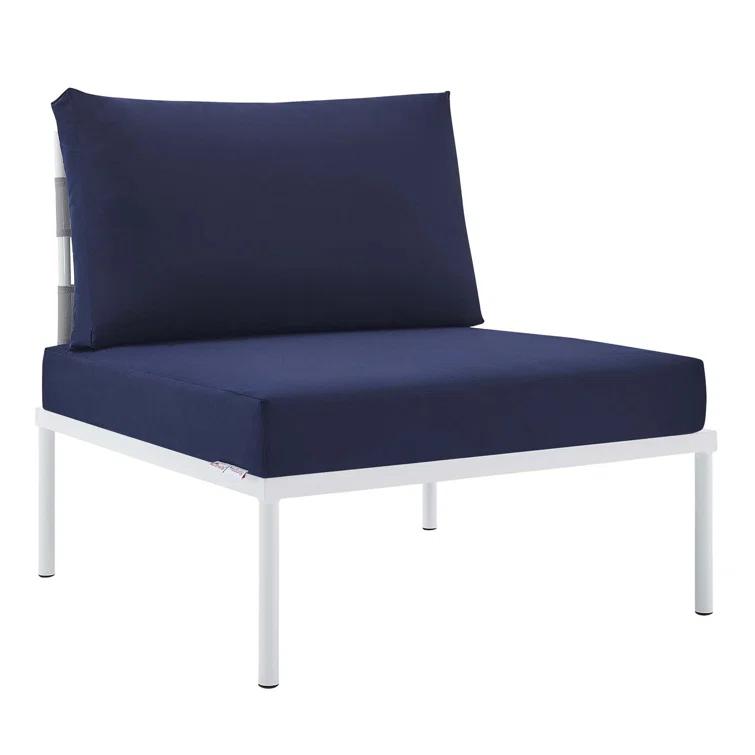 Carmine 6 Piece Outdoor Patio Aluminum Sectional Sofa Set