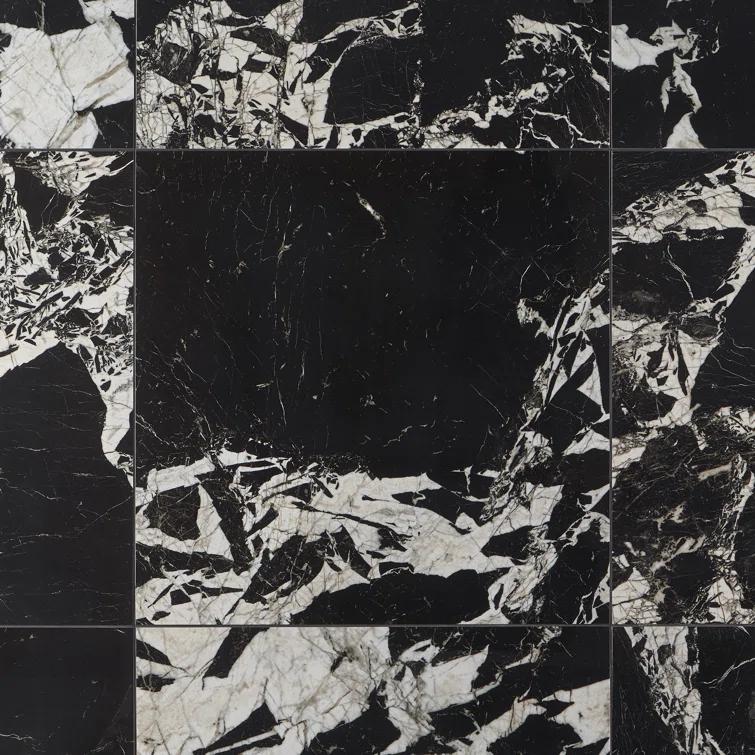 Kasama 29.13 in. x 29.13 in. Polished Porcelain Marble Look Floor and Wall Tile (11.78Sq. Ft. /Case)