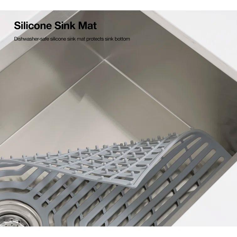 Task 33" x 22" Top-Mount/Undermount Single-Bowl Workstation Kitchen Sink With Accessories