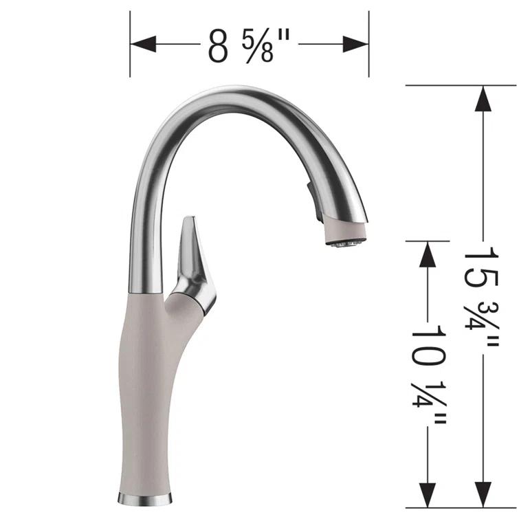Artona Pull Down Dual Spray Kitchen Faucet