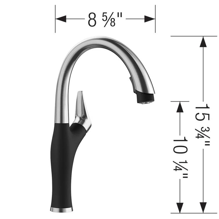 Artona Pull Down Dual Spray Kitchen Faucet