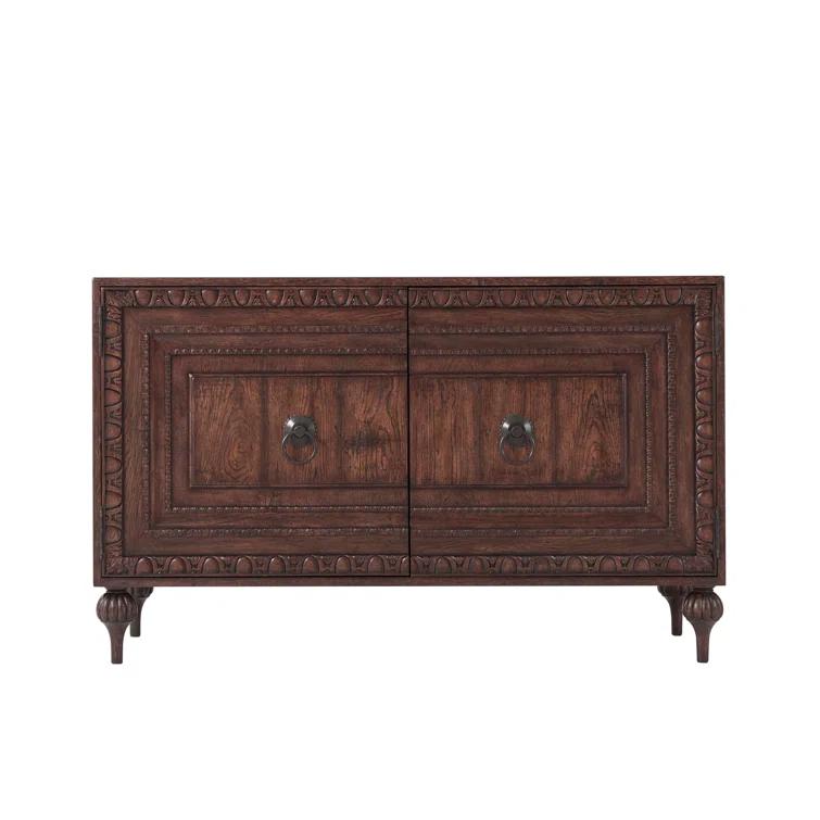 Althorp - Victory Oak Solid Wood Accent Cabinet