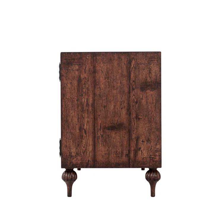 Althorp - Victory Oak Solid Wood Accent Cabinet