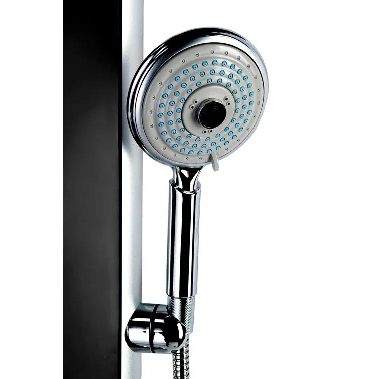 Blue Ocean SPA392B Blue Ocean 52 inch Aluminum Shower Panel With Shower Head