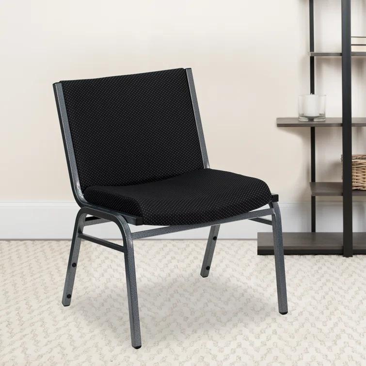 Flash Furniture Divine Multipurpose Big & Tall 1000 lb. Rated Stacking Guest Chairs for Business or Home Use (Set of 2)