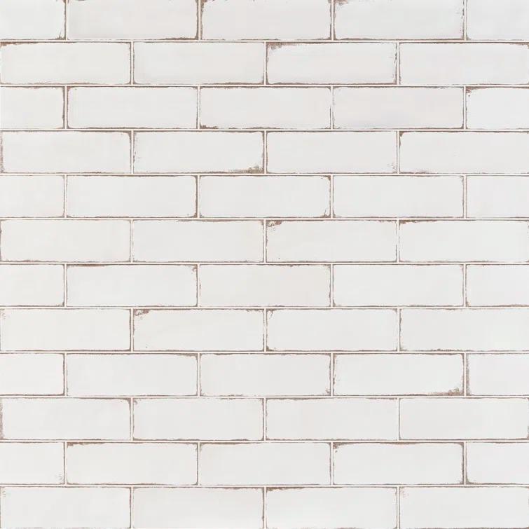 Santa Fe 4" x 12" Ceramic Fabric Look Subway Tile