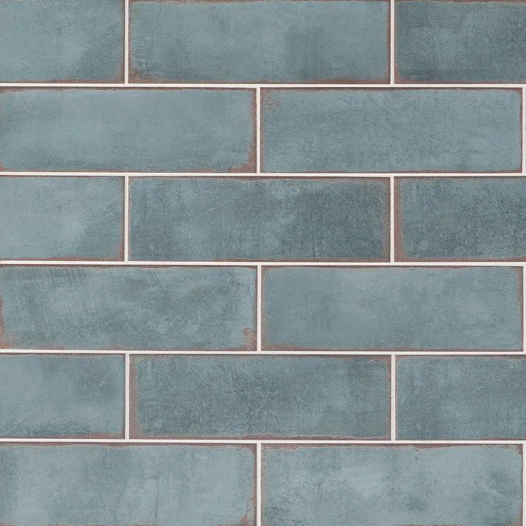 Santa Fe 4" x 12" Ceramic Fabric Look Subway Tile