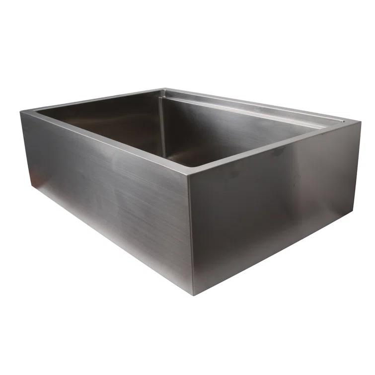 Bailey 30'' L Farmhouse / Apron Single Bowl Stainless Steel Kitchen Sink