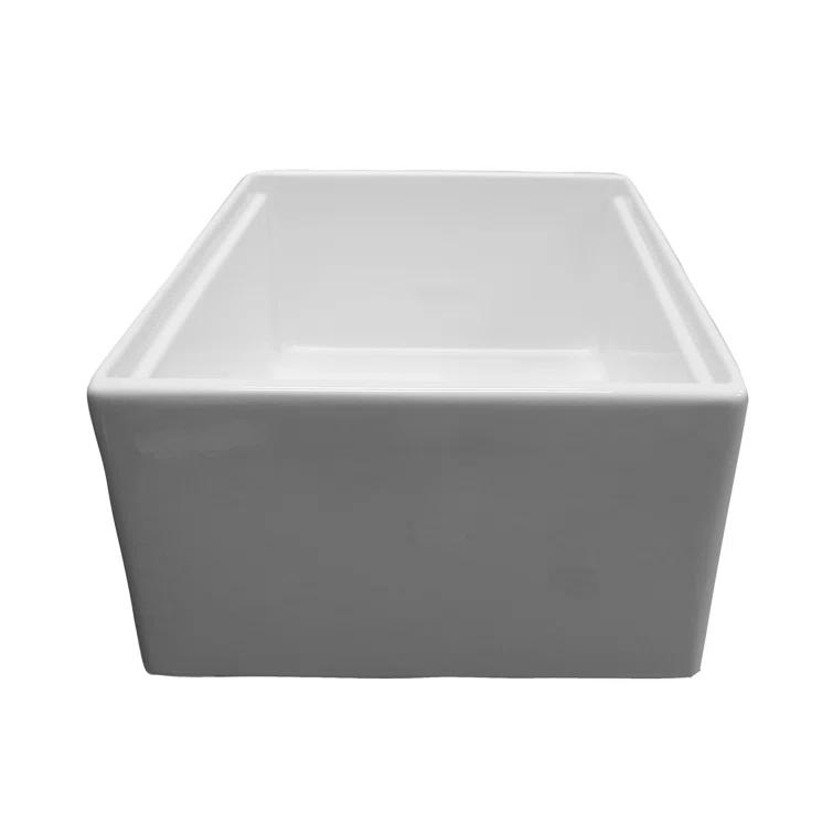 Crofton 24'' L Farmhouse / Apron Single Bowl Fireclay Kitchen Sink