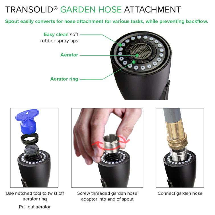 Flexible Multi-Function Faucet Single-Hole Laundry Faucet