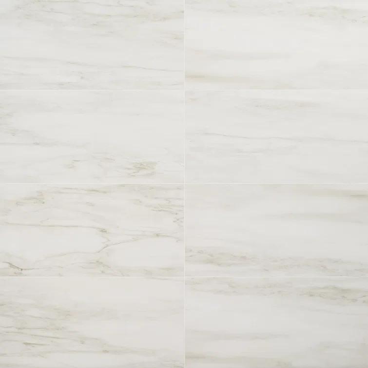 Bond Tile Saroshi 11.81 in. x 23.62 in. Matte Marble Look Porcelain Floor and Wall Tile (9.68 Sq. Ft. / Case)