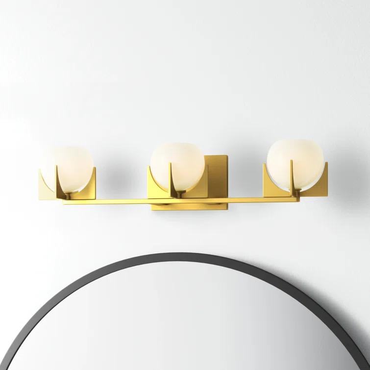 Kristoff 3 Light Frosted Dimmable Vanity Light