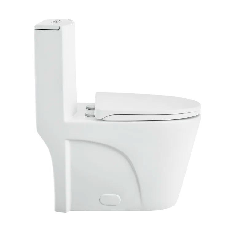 St. Tropez One Piece Elongated Toilet Dual Vortex Flush 1.6 GPF